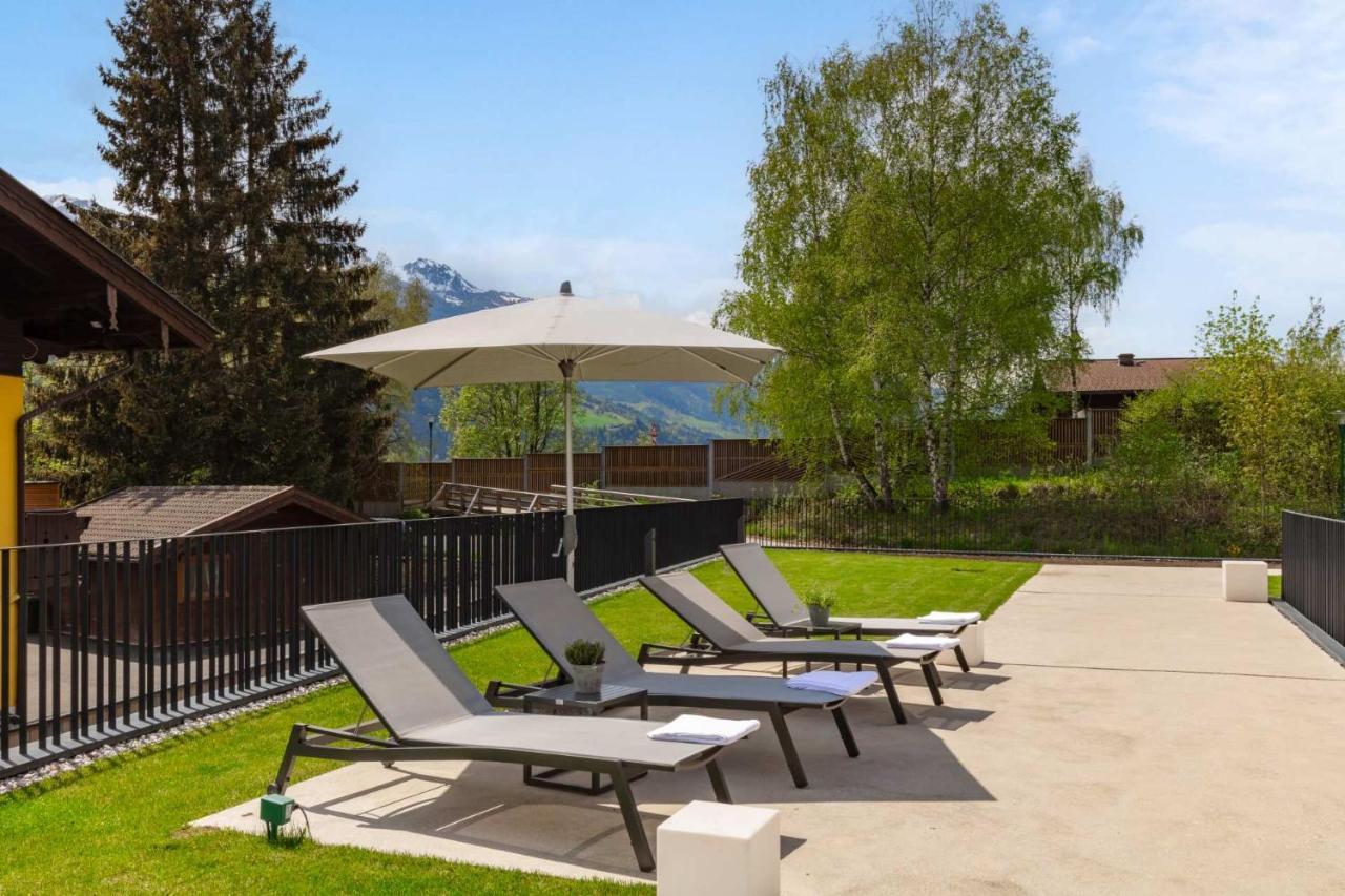 Emma Deluxe Aparthotel Ganzjaehrig Beheizter Aussenpool Piesendorf Luaran gambar