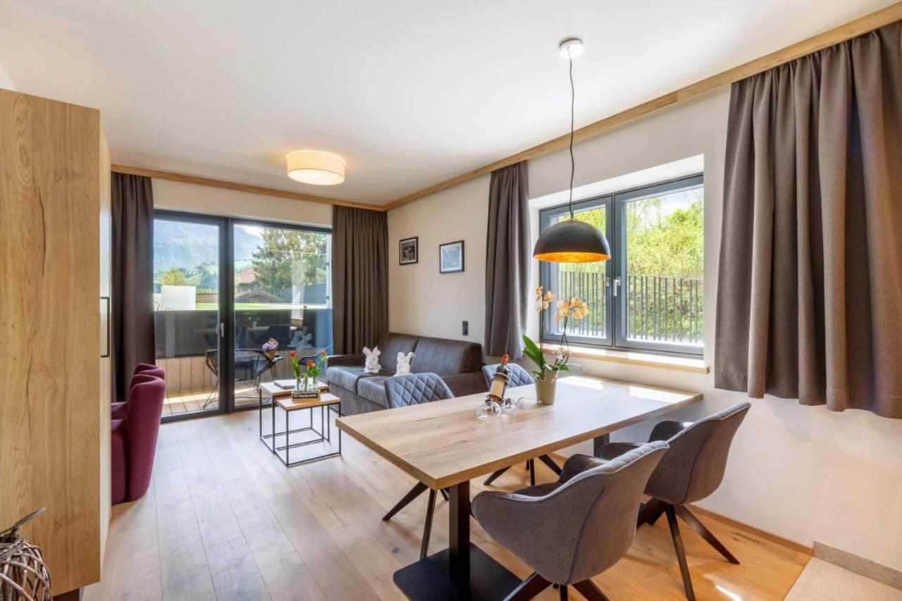 Emma Deluxe Aparthotel Ganzjaehrig Beheizter Aussenpool Piesendorf Luaran gambar