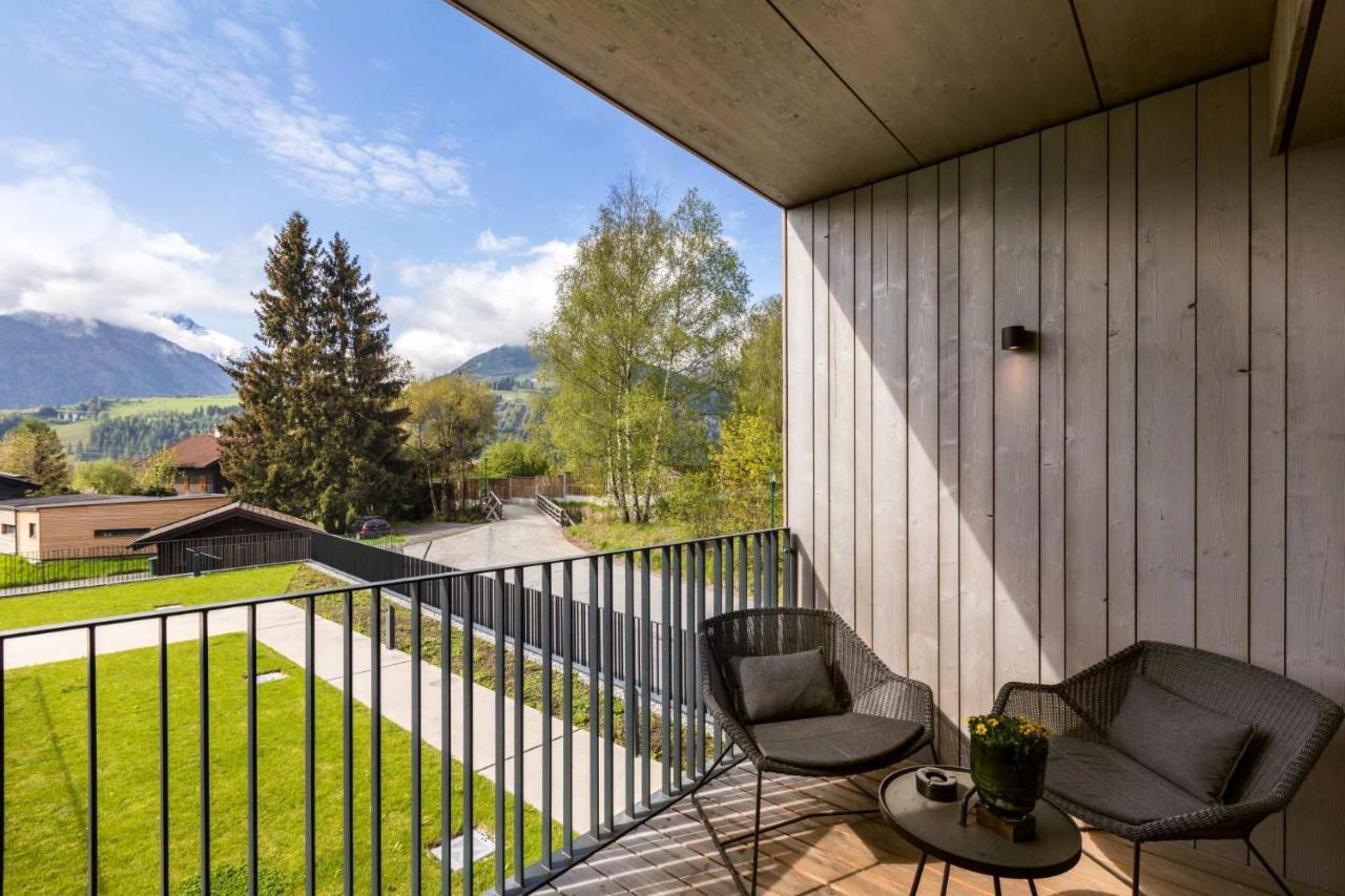 Emma Deluxe Aparthotel Ganzjaehrig Beheizter Aussenpool Piesendorf Luaran gambar
